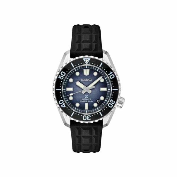 a black and blue watch with white numbers