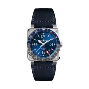 Bell & Ross BR0393-BLU-ST/SCA GMT Blue