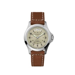 khaki aviation pilot day date quartz