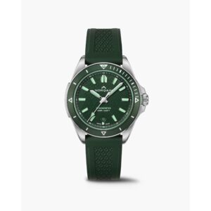 norqain adventure 40mm green strap with steel pin buckle