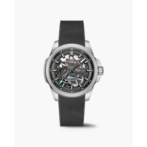 independence skeleton 40mm sapphire crystal graphite grey dial