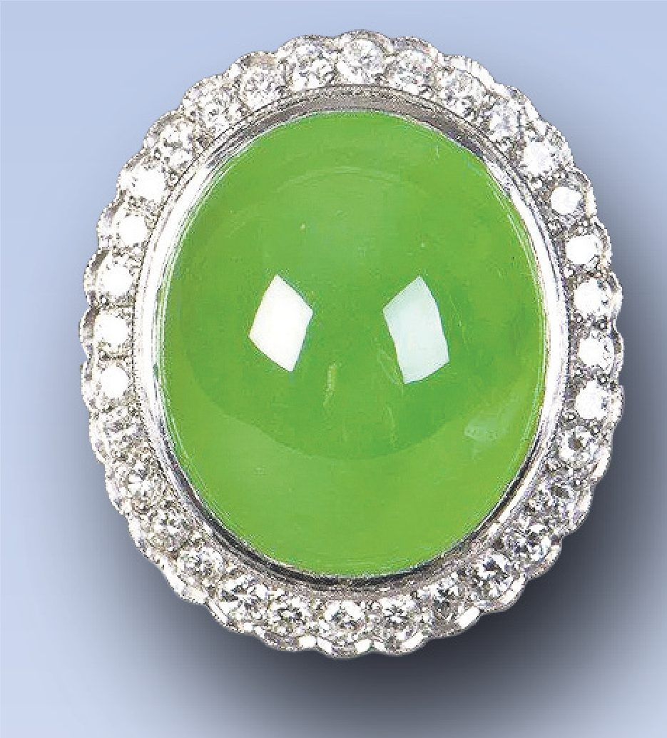 jadeite diamond rings
